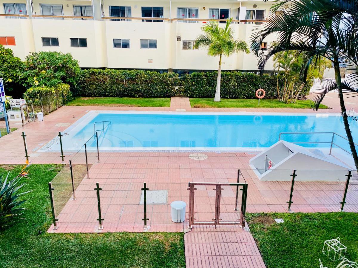 Orange And White Apartment In Yumbo San Bartolomé Dış mekan fotoğraf